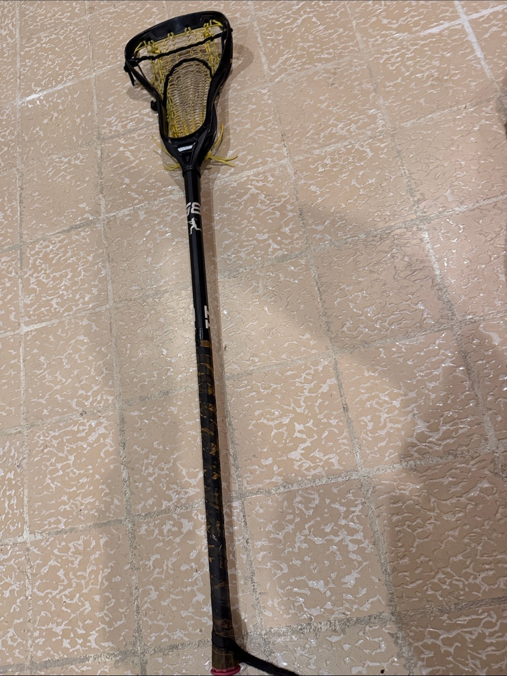 Black and Yellow Women's Lacrosse Stick - Lightweight Play Ready